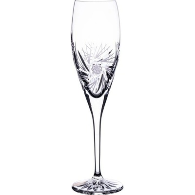 Onte Crystal Bohemia Crystal ručne brúsené poháre na šampanské Veterník 2 x 150 ml