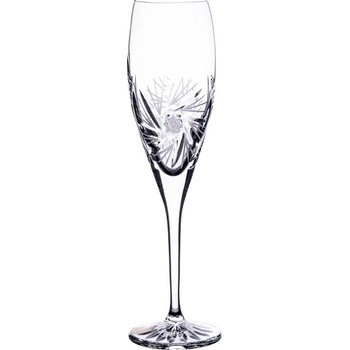 Onte Crystal Bohemia Crystal ručne brúsené poháre na šampanské Veterník 2 x 150 ml