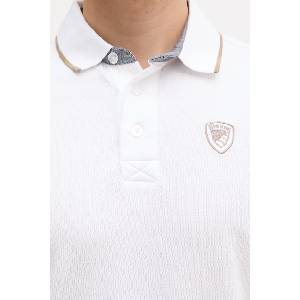Blauer тениска с яка мъжка от памук DAMON (BLUT02288) - answear - 91,90 лв