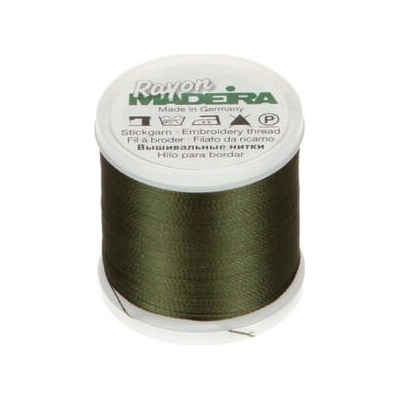 Vyšívací nit Madeira Rayon č. 40 (200m) barva 1357 dark camo green