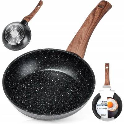Tradiční pánev Vilde Black&Wood 16 cm granitová