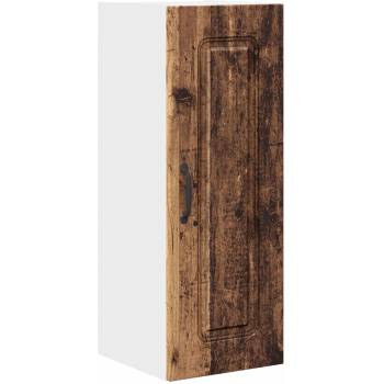 vidaXL Панел за миялна машина Kalmar 2 pcs Старо дърво 30 x 31 x 80 см (884671)