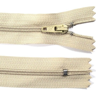 Spirálový zip no.3 nerozepínací 25cm - více barev color: 707 béžová světlá