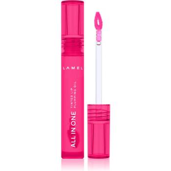 LAMEL All in One Lip Tinted Plumping Oil тониращо олио за устни за увеличаване на обема № 404 3ml