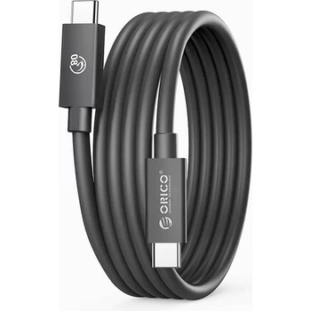 ORICO Thunderbolt 5 (USB-C) кабел за Apple продукти и устройства с USB-C порт - Orico USB4 Thunderbolt 5 USB-C to USB-C 240W Cable (150 см) (черен) (ORICO-TBZ5-15-BK-BP)