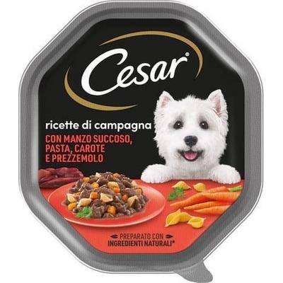 Cesar Adult s těstovinami hovězím masem a mrkví 150 g
