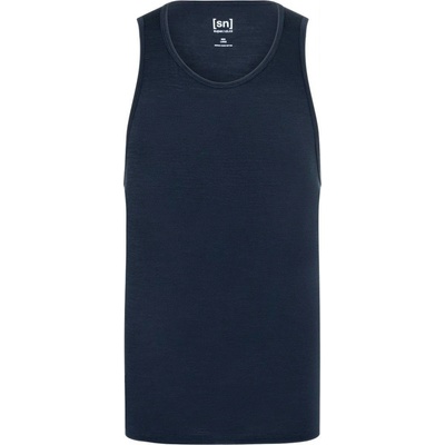 Super natural pánský funkční Base tank 140 navy blazer