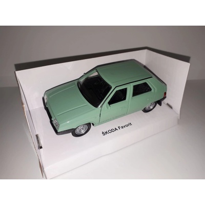 Welly Model auta Škoda Favorit zelená 1:38