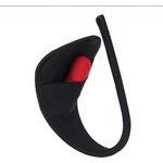 SuperLove Invisible Strapless C String with Pocket Black