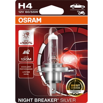 Osram Night Breaker Silver H4 P43T 12V 6055W
