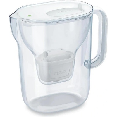 BRITA Кана за филтриране на вода Brita Style Essential XL, 2.3 литра, LED индикатор, Филтър Maxtra Pro, Бял (Style Essential XL)