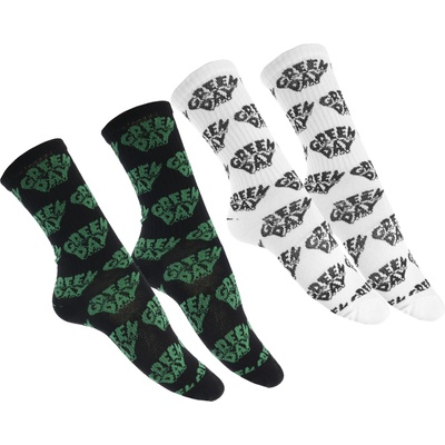 NNM чорапи Green Day - черно/бяло - URBAN CLASSICS - MC811