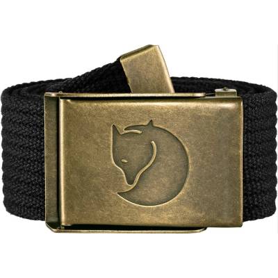 Fjällräven Canvas Brass belt Black