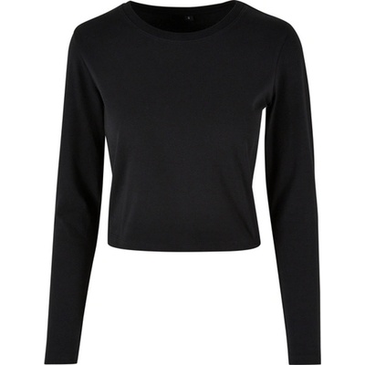Build Your Brand Dámske krátke tričko BY261 Black