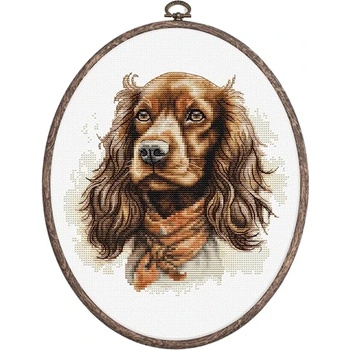 Luca-S Кокер Шпаньол - гоблен по схема bc223