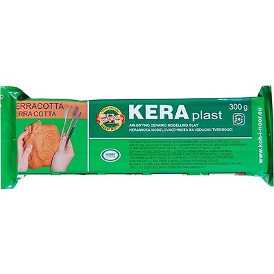 KOH-I-NOOR Modelovacia hmota KERAPLAST 300g teracota