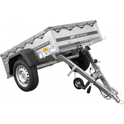 Garden Trailer 150 KIPP s rámem H-0 a šedou plachtou | Zboží Auto