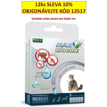 Max Biocide Spot-on Cat repelentní kapsle, kočka 5 x 1 ml