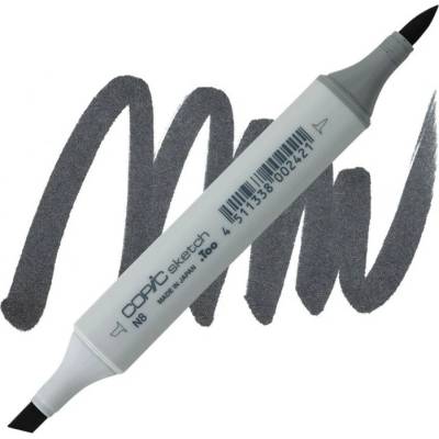 Lihová fixa COPIC Sketch oboustranná Brush & Chisel, Neutral gray 8 (N8)