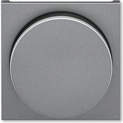 ABB LEVIT M Kryt stmívače s otočným ovladačem, ocelová/kouřová černá