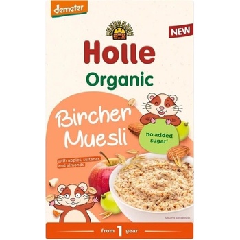 HOLLE Bio ovocné müsli s jablkom hrozienkami a mandľami 200 g