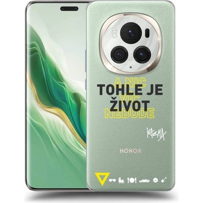 Picasee silikonové Honor Magic6 Pro - Kazma - TOHLE JE ŽIVOT A NIC VÍC NEBUDE čiré – Zboží Živě
