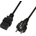 LogiLink Захранващ кабел CEE 7/7 (90 ) IEC C19 1 м (CP151) (CP151)