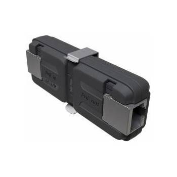 MikroTik Адаптер Gigabit Passive Ethernet Repeater Mikrotik GPeR, Passive PoE, 2 x RJ-45, 2 x 10/100/1000 Mbps, 1.5 m обхват, Черен, GPeR_VZ