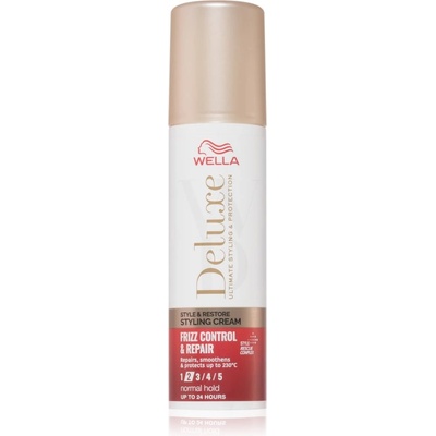 Wella Deluxe Style & Restore стилизиращ крем за изглаждане и възстановяване на увредена коса 100ml