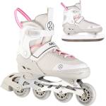 NILS Extreme NH18188A 2in1 Grey/Pink Ролери