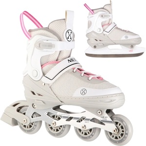 NILS Extreme NH18188A 2in1 Grey/Pink Ролери