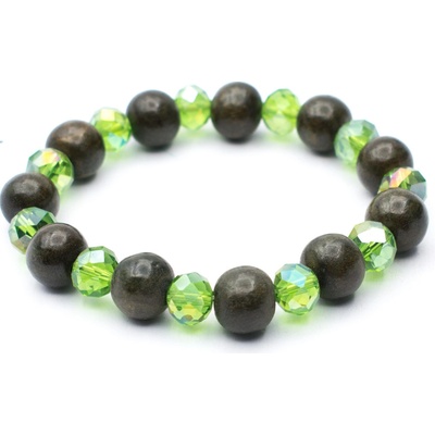 Milujeme Kameny dřevěné korálky a křišťálové sklo kulička M18NK67