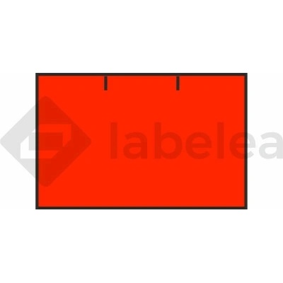 Labelea Samolepiace etikety do klieští, 25x16 mm Contact obdľžnikové farebné signálne, Farba etikiet Signálna červená ECI2516COO36SR