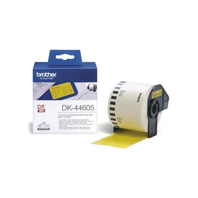 rolka BROTHER DK44605 Removable Yellow Paper Tape (Žltá 62mm)
