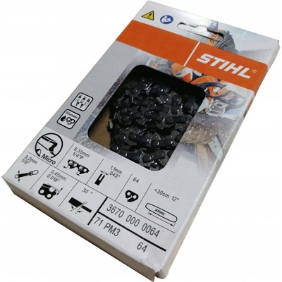 Stihl Picco Micro (PM3) 1,1 - 1/4"P 64 čl. kulatý 36700000064