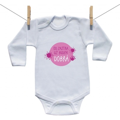 Body s dlhým rukávom Od zajtra už budem dobrá