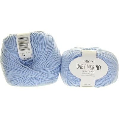 Drops Baby Merino 24 světle modrá
