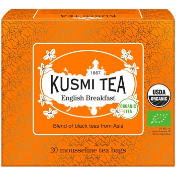 Kusmi Tea Черен чай English Breakfast в муселинови торбички 20 бр (21647A1120)