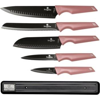 Berlingerhaus Sada nožů s magnetickým držákem 6 ks I-Rose Edition
