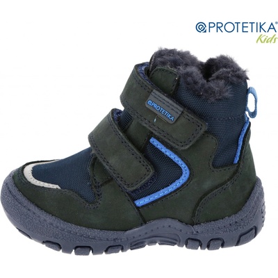 Protetika zimné topánky BAGSY navy s membránou PRO-tex zateplené kožušinkou