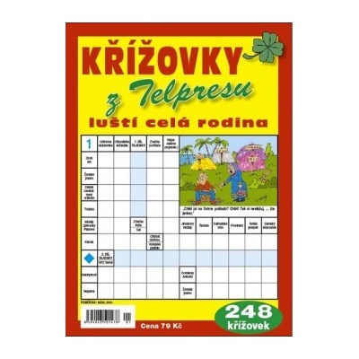 Křížovky z Telpresu luští celá rodina - 248 křížovek 1/2016