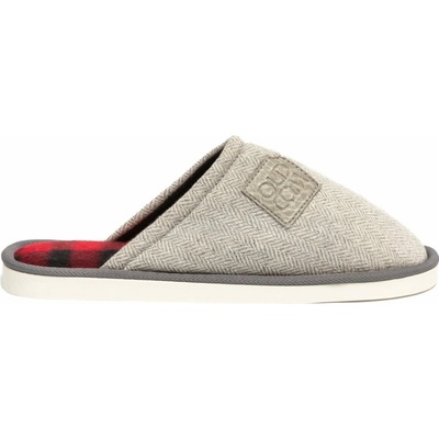 Oldcom Lux Home unisex papuče sivá biela