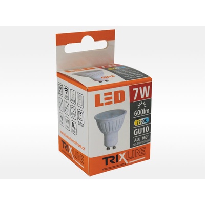 Trixline žárovka LED 7W GU10/230V teplá bílá