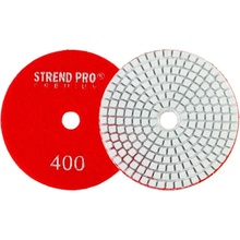 Kotúč Strend Pro Premium P400, 100 mm, leštiaci, diamantový, suchý zips, za mokra leštenie brúsenie