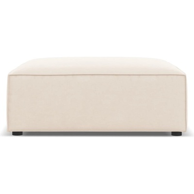 Micadoni Бежова кадифена табуретка Jodie - Micadoni Home (MIC_POUF_51_F1_JODIE1)