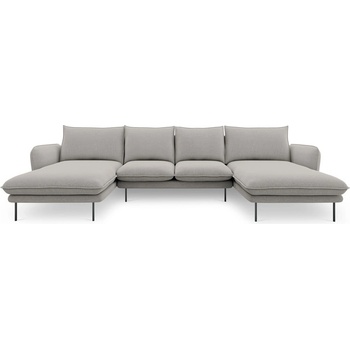 Cosmopolitan Design Светлосив U-образен диван Vienna - Cosmopolitan Design (COS_U_52_F1_VIENNA3)