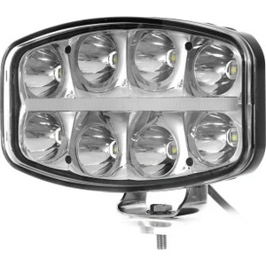  Нов мощен 64W LED Лед Фар Халоген с Три Функции Неон Neon ефект 12-24V Бяла светлина 6500LM