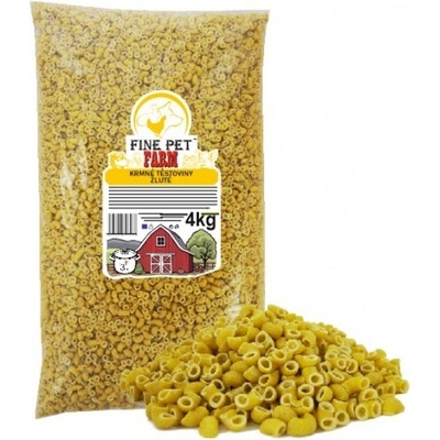 Fine Pet Farm krmné těstoviny žluté 4 kg
