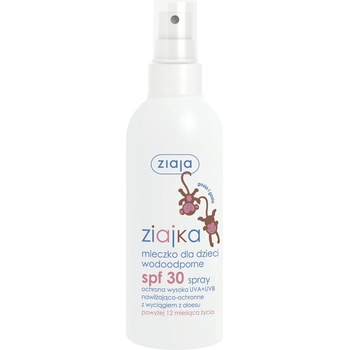 Ziaja Ziajka vodoodolné mlieko na opaľovanie pro děti od 1 roku spray SPF30 170 ml