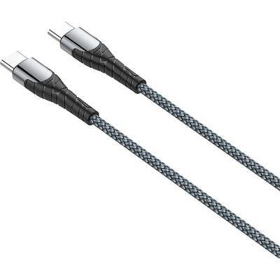 Colorway CW-CBPDCC040-GR Datový USB-C/ USB-C/ 3A/ Fast Charging 65W, 1m, šedý